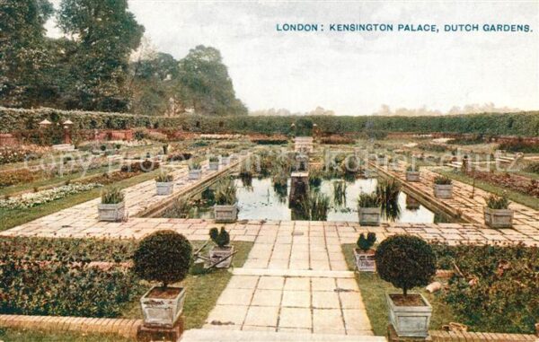 London Kensington Palace Dutch Garten