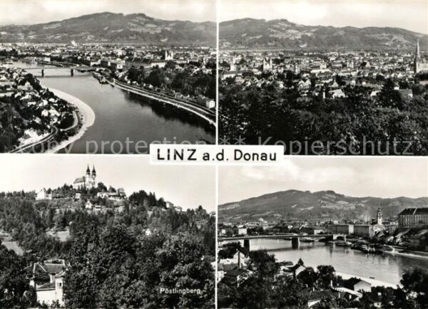 Linz Donau Panorama Pöstlingberg