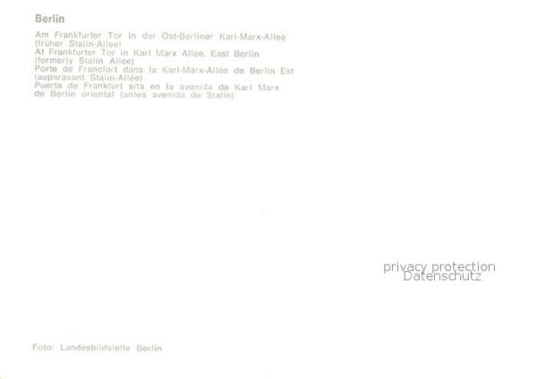Berlin Frankfurter Tor – Bild 2