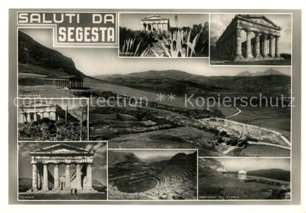 Segesta Panorama Tempel