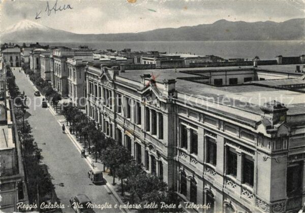 Reggio Calabria Via Miraglia palazzo delle Poste Telegr