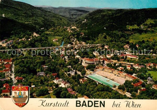 Baden Wien Fliegeraufnahme Schwimmbad