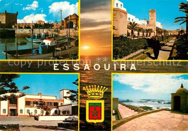 Essaouira Hotel Illes Hafen Panorama
