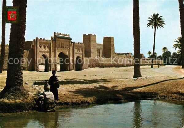 Marokko Maroc Oase Stadtmauer
