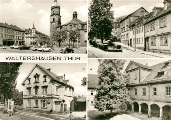 Waltershausen Gotha Marktplatz Klubhaus Schloss Tenneberg
