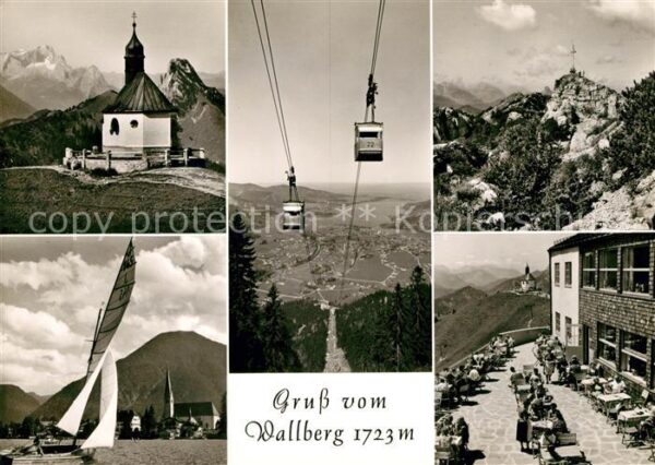 Wallberg Seilbahn Kapelle Gipfelkreuz Gaststätte
