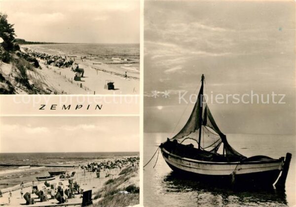 Zempin Strand Fischerboot