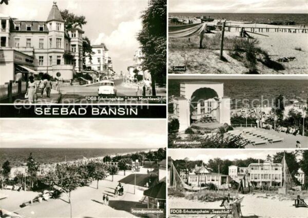 Bansin Ostseebad FDGB Erholungsheime Julian Marchlewski