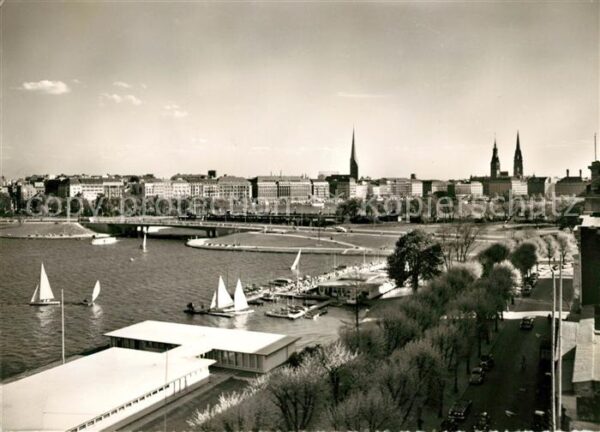 Hamburg Lombardsbrücken Innenstadt