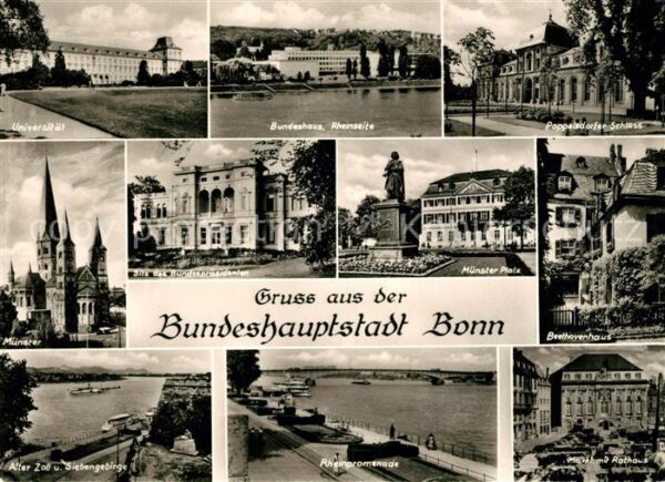 Bonn Rhein Münster Pfalz Bundeshaus Poppelsdorfer