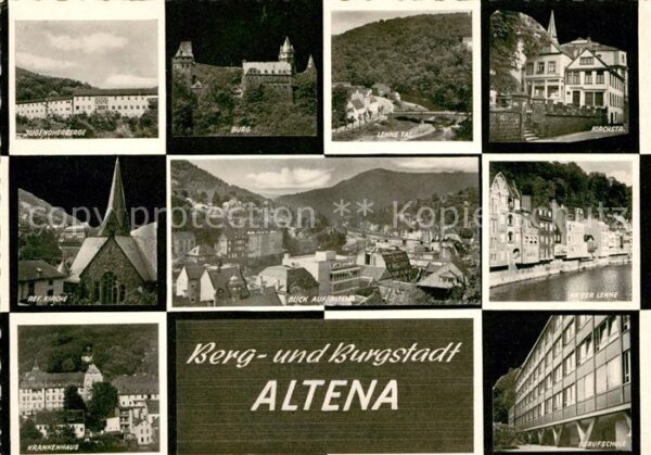 Altena Lenne Jugendherberge Burg Lennetal Kirche Kra