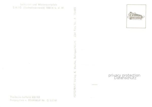 Saig Schwarzwald Fliegeraufnahme – Bild 2