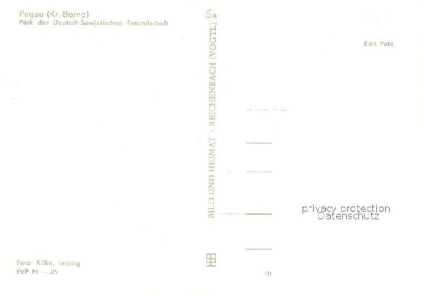 Pegau Park Deutsch Sowjetische Freundschaft – Bild 2