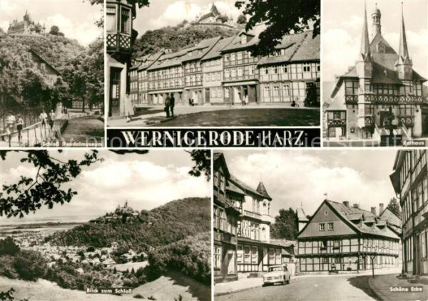 Wernigerode Harz Schöne Ecke Schloss Feudalmuseum Rathau