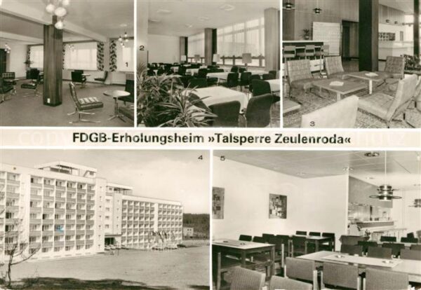 Zeulenroda-Triebes FDGB Heim Klubraum Kleines Restaurant E
