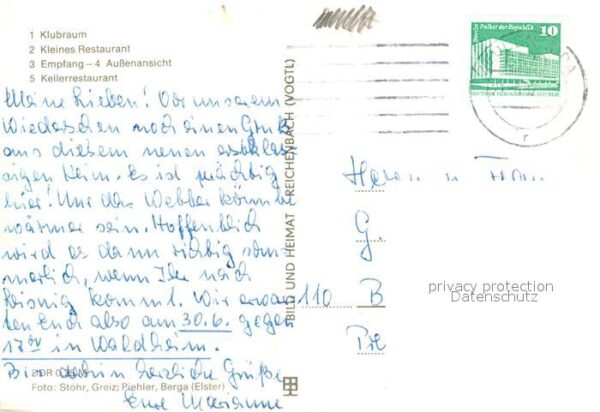 Zeulenroda-Triebes FDGB Heim Klubraum Kleines Restaurant E – Bild 2