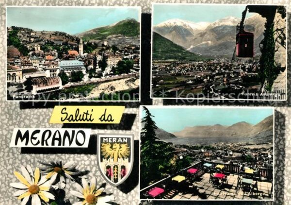 Meran Merano Panorama Funivia Avalengo Albergo