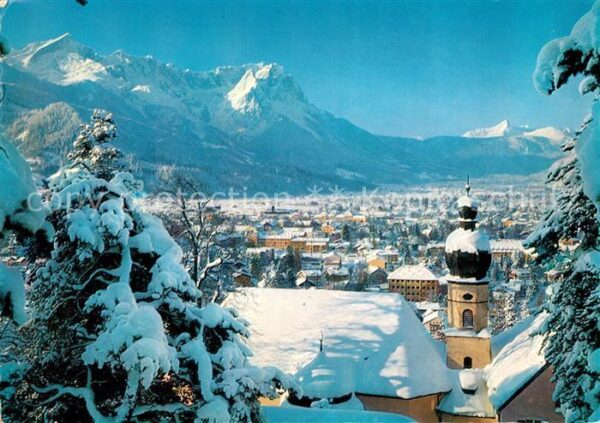 Garmisch-Partenkirchen mit Zugspitzgruppe