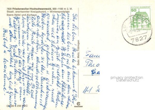 Friedenweiler Baers Hotel und Kurhaus – Bild 2