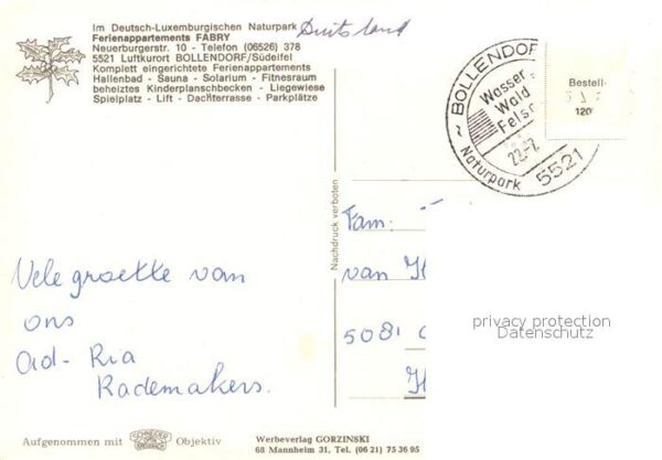 Bollendorf Pont Ferienappartements Fabry Hallenbad Gäst – Bild 2