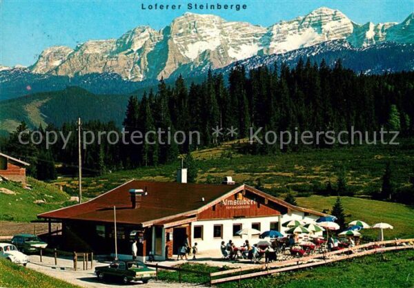 Reit Winkl Cafe Restaurant Almstüberl mit Loferer