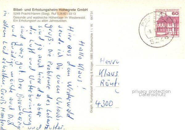 Pracht Hamm Bibel und Erholungsheim Hohegrete – Bild 2
