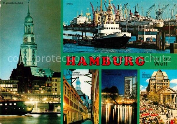 Hamburg St Michaeliskirche Hafen Kramer Amtswoh