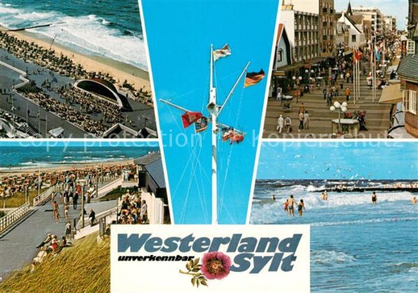 Westerland Sylt Kurkonzert Promenade Fussgängerzone Bad