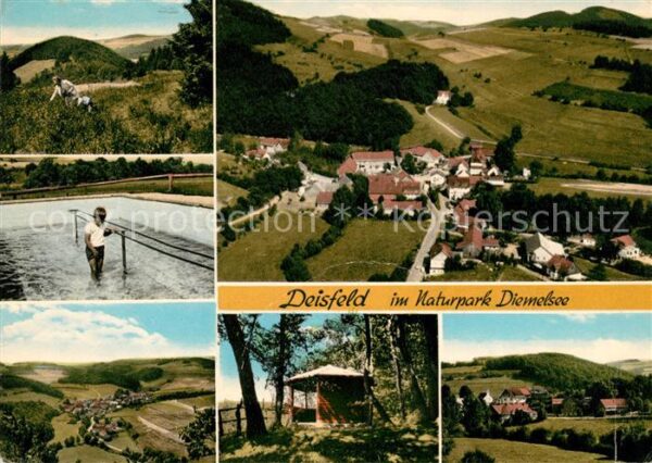 Deisfeld am Diemelsee Wassertretanlage Teilansic