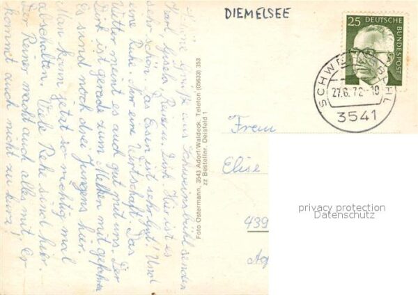 Deisfeld am Diemelsee Wassertretanlage Teilansic – Bild 2