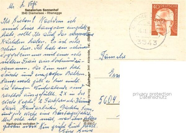 Rhenegge Sanatorium Sonnenhof – Bild 2