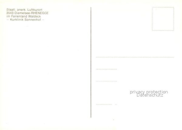 Rhenegge Ferienland Waldeck Kurklinik Sonnenhof – Bild 2