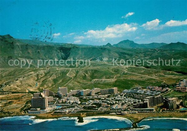 Playa de las Americas Vista aerea de la instalaciones hoteler