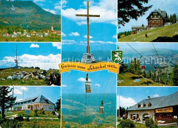 St Radegund mit Schöckel Alpengasthof Kreuz Seilbah