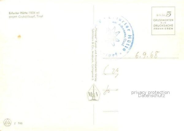 Erfurterhuette mit Gschöllkopf – Bild 2