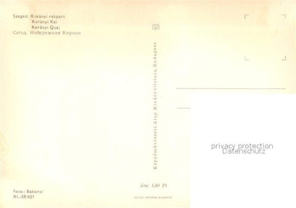 Szeged Koranyi Kai – Bild 2