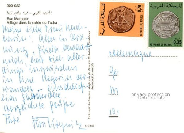 Maroc Marokko Village dans la vallee du Todra – Bild 2