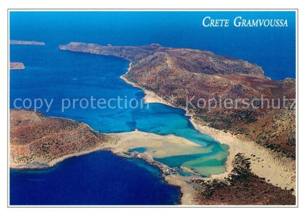 Kreta Crete Gramvoussa Fliegeraufnahme