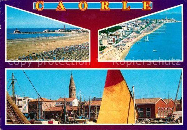 Caorle Venezia Strandpartien Teilansicht