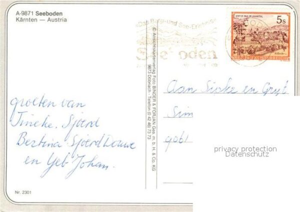 Seeboden Millstaettersee Fliegeraufnahme – Bild 2