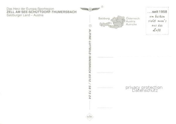 Zell See Fliegeraufnahme Schüttdorf Thumersbach – Bild 2
