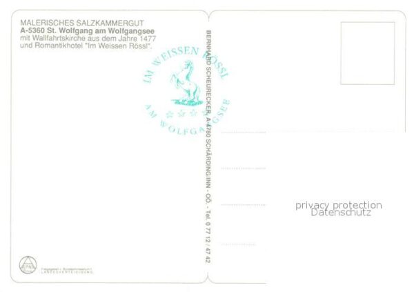 Wolfgang Wolfgangsee St Fliegeraufnahme Wallfahrtskirche – Bild 2