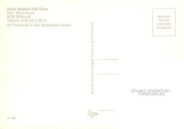 Pass Thurn Gasthaus Hotel Paß Thurn – Bild 2