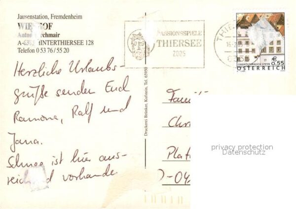 Hinterthiersee Jausenstation Fremdenheim Wieshof – Bild 2