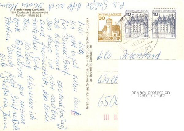 Durbach Staufenburg Kurklinik – Bild 2
