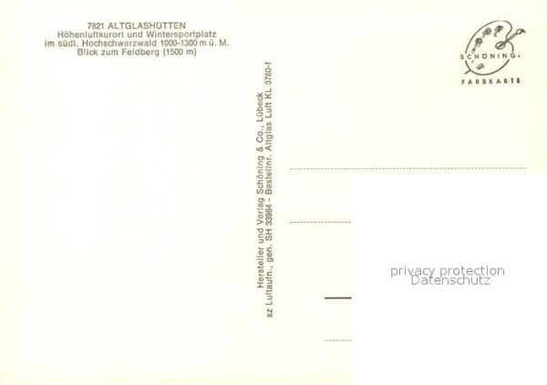 Altglashuetten Fliegeraufnahme Feldberg – Bild 2