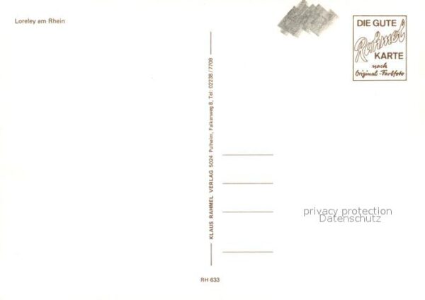 Loreley Lorelei Gedicht Heinrich Heine Fährschiff – Bild 2