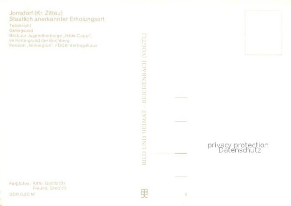 Jonsdorf Gebirgsbad Jugendherberge Buchberg Pens – Bild 2