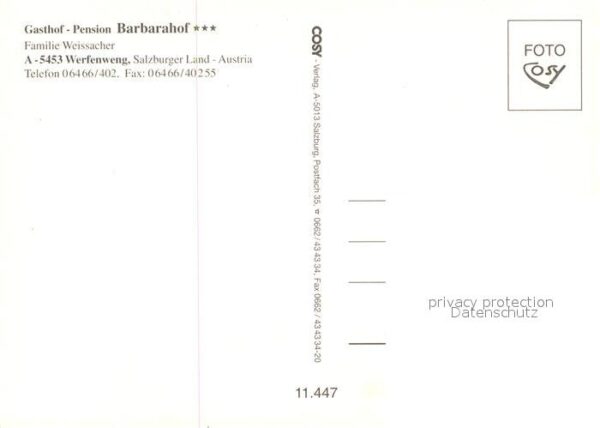 Werfenweng Gasthof Pension Barbarahof – Bild 2