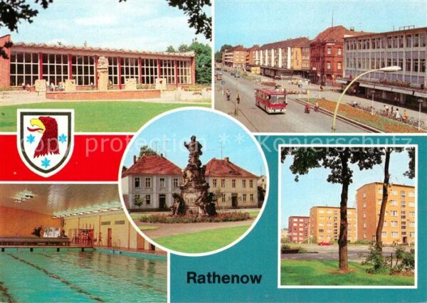 Rathenow Volksschwimmhalle Wilhelm Pieck Straße